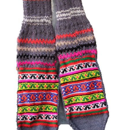 Authentic Hand Knitted Ankle Socks Unisex